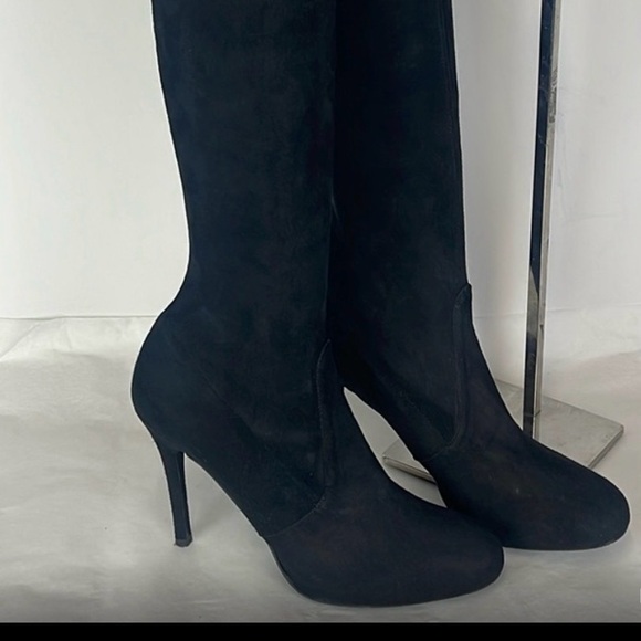 Stuart Weitzman Shoes - Stuart Weitzman tall shaft Boots- blk suede. excellent quality!